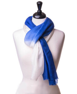 Ezma Snow Iceberg Cashmere Scarf